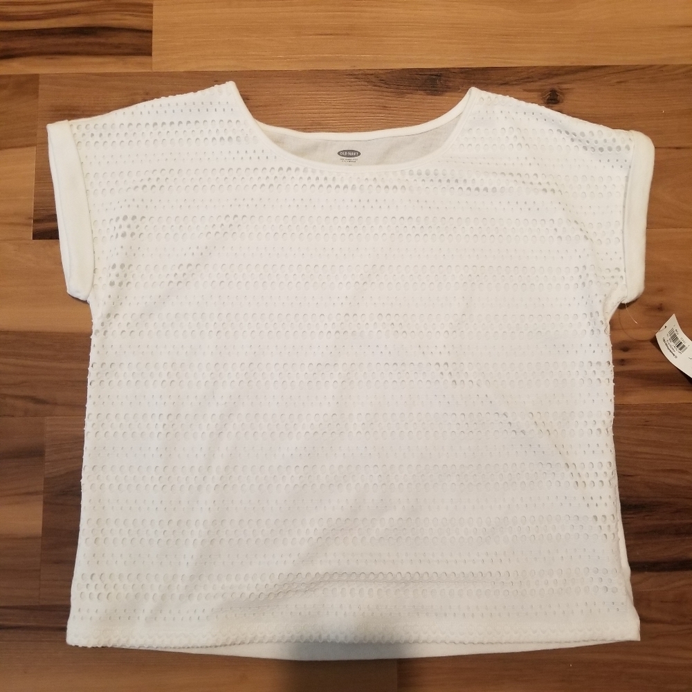 Girls Old Navy Cropped Tee